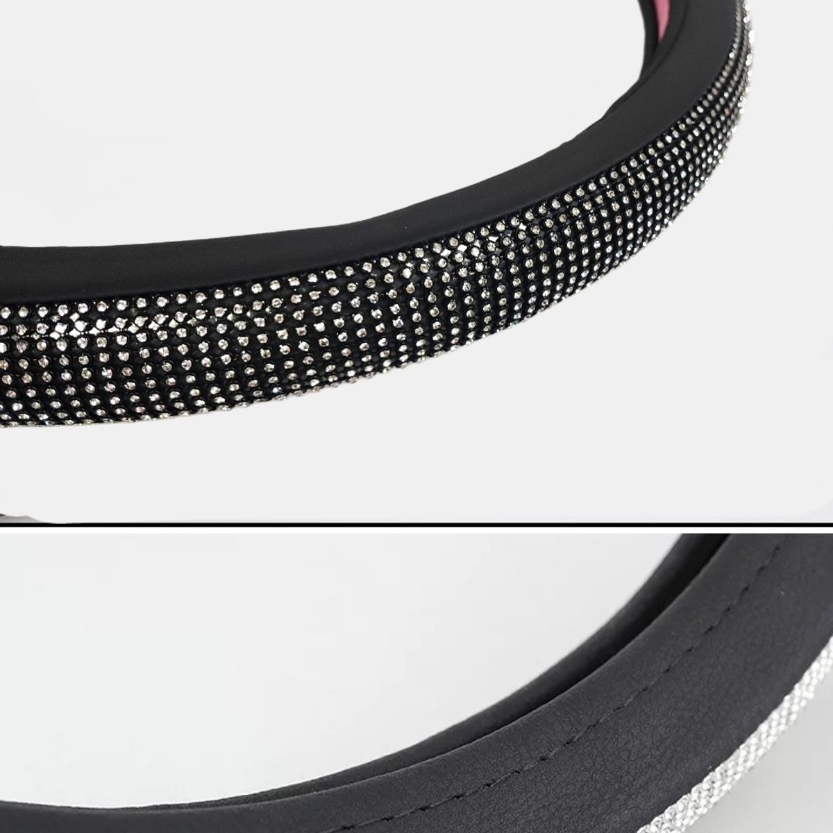 GENERICO - Funda Cubre Volante De Auto Antideslizante NEGRO Cristal SEPARADO