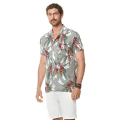 FEROUCH - Camisa Estampada Liz Fj Verde