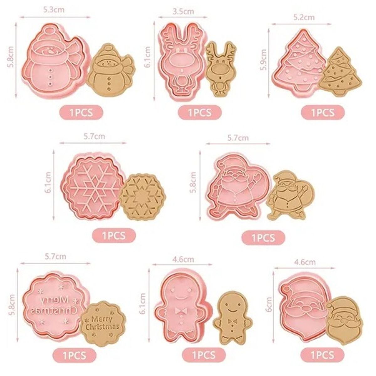 Pasteleria - Moldes Para Galletas Cortador Galletas Cortadores Galletas CK-2