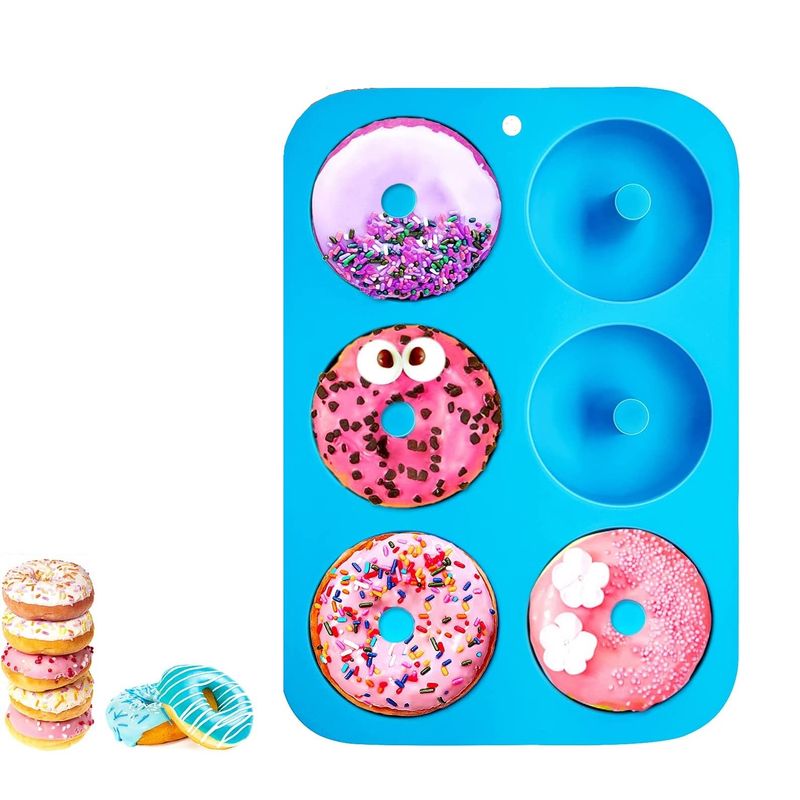 GENERICO - Moldes Silicona Donas Moldes De Silicona Donuts Molde Dona