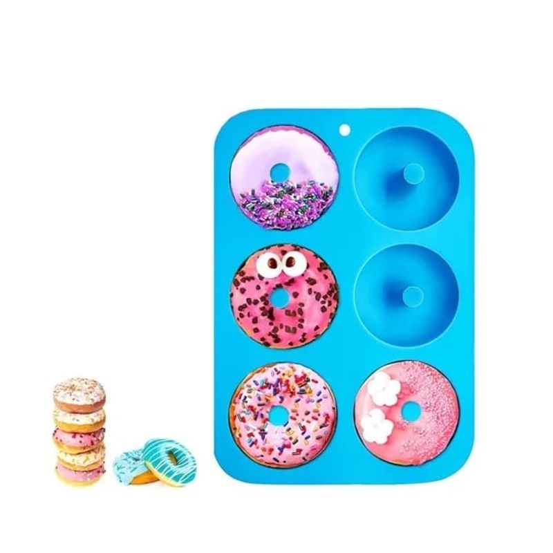 GENERICO - Moldes Silicona Donas Moldes De Silicona Donuts Molde Dona