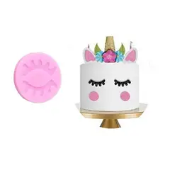 Pasteleria - Molde De Silicona Molde Pestañas Molde Fondant Pestañas