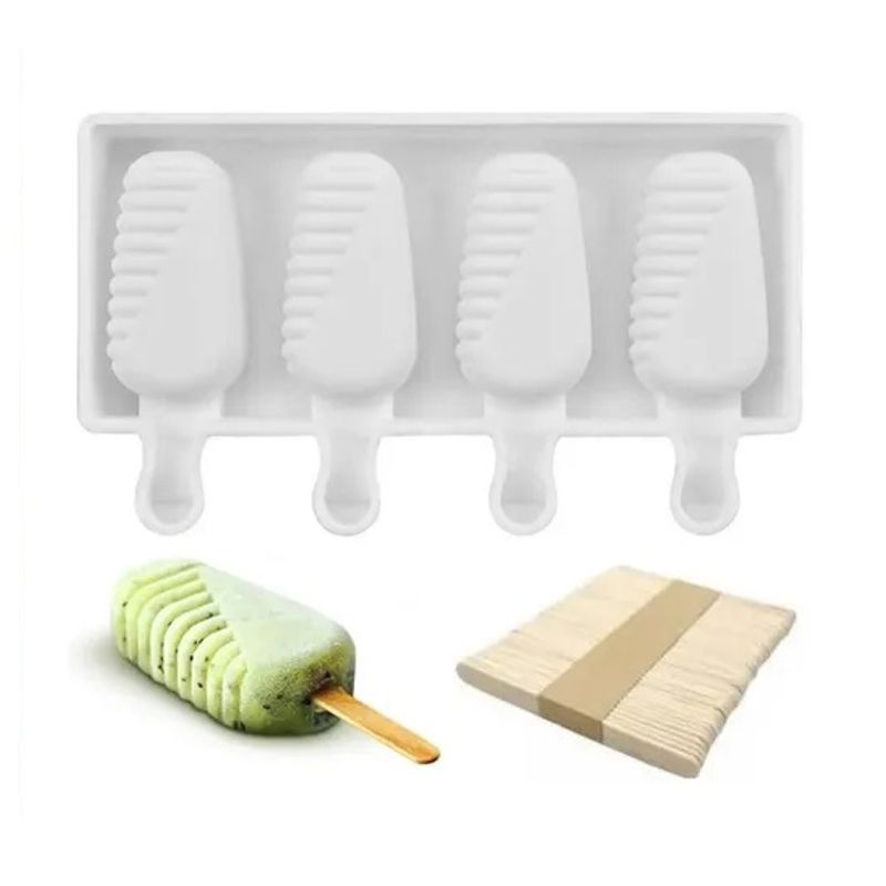 GENERICO - Moldes De Silicona Para Helados Molde Paletas Molde Helado Pale420