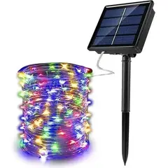 GENERICO - Guirnalda 200 Led Alambre Hada Boda 20mts Multicolor