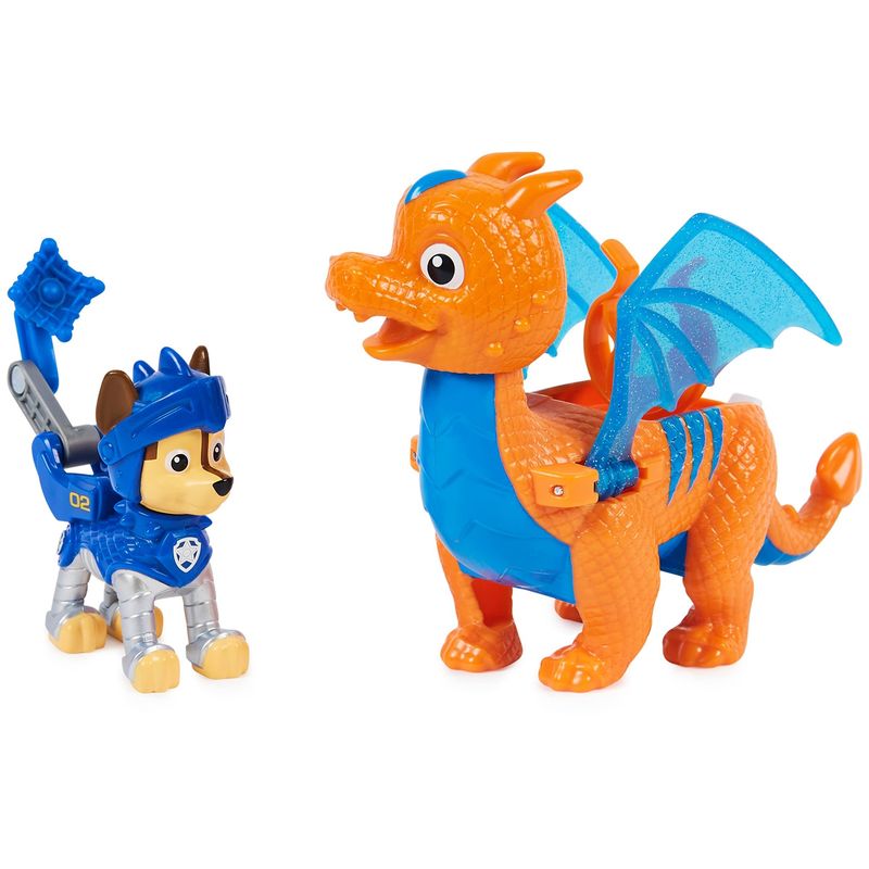 GENERICO - Figura Paw Patrol Dragon Rescue Knights - Azul