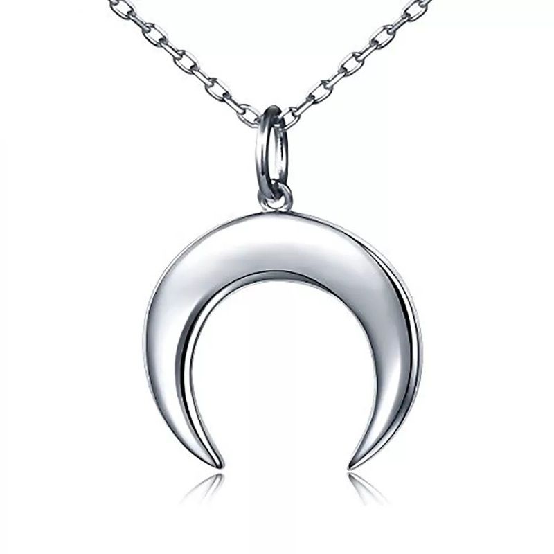 GENERICO - Collar plata 925 luna joyas mujer regalo