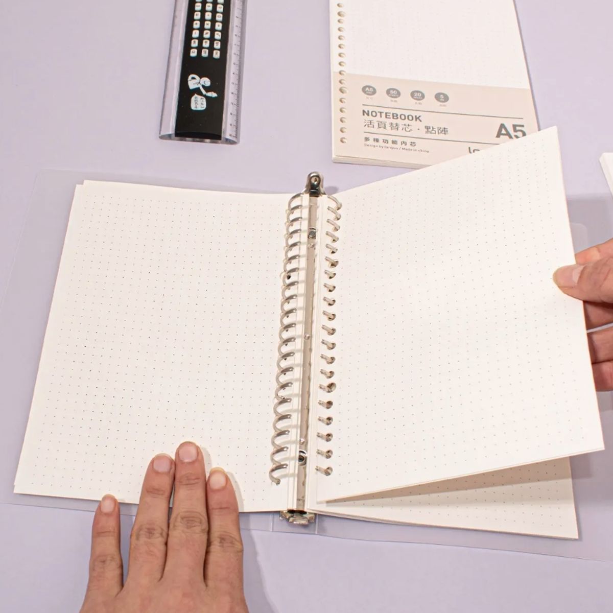 GENERICO - Repuestos De Hoja B5 Papel Anillado 50 Hojas linea