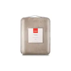 ROSEN - Frazada 280 gramos Gris Topo 1,5 Plazas