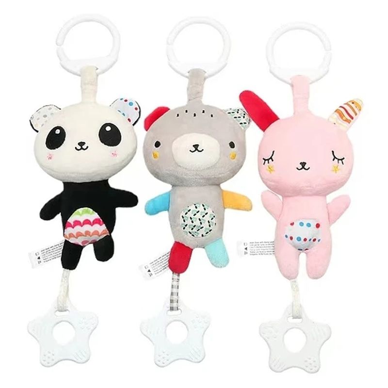 GENERICO - Sonajero Peluche Colgante Bebe Diseño Panda
