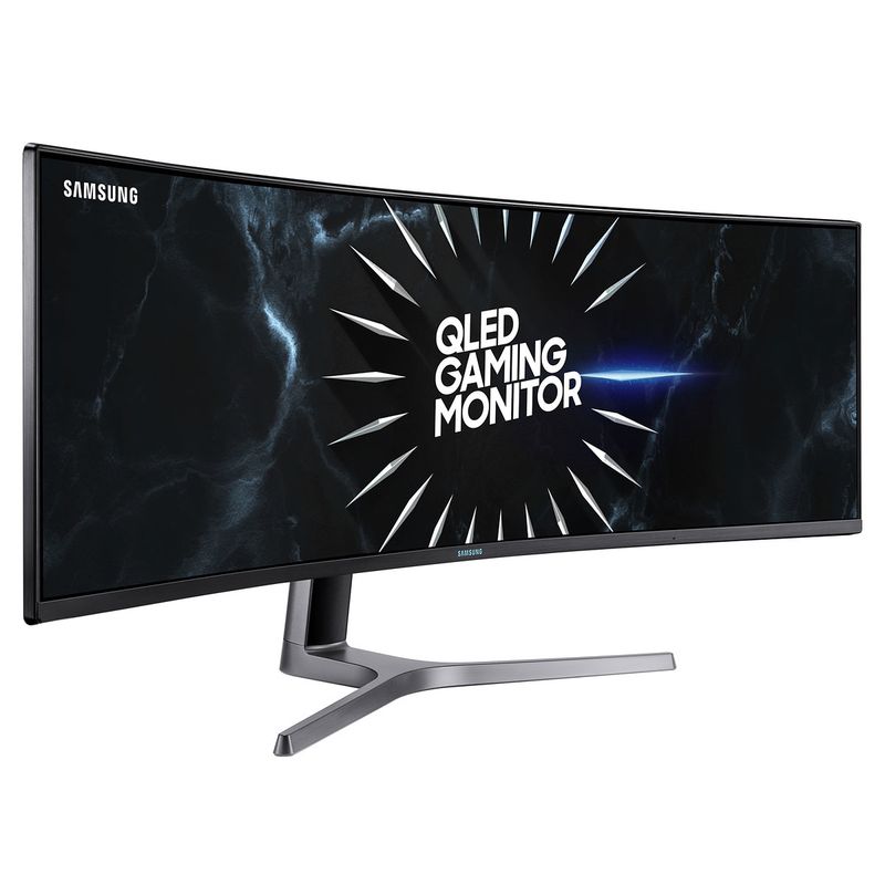 SAMSUNG - Monitor Gamer Curvo Samsung 49" CRG9 Ultra-Wide Dual QHD