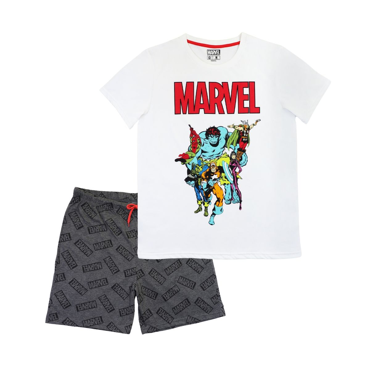 MARVEL - Pijama Hombre Avengers Stronger H Blanco Marvel