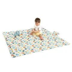 AMAMANTAS - Manta Picnic y Playa Impermeable Infantil Dinosaurio