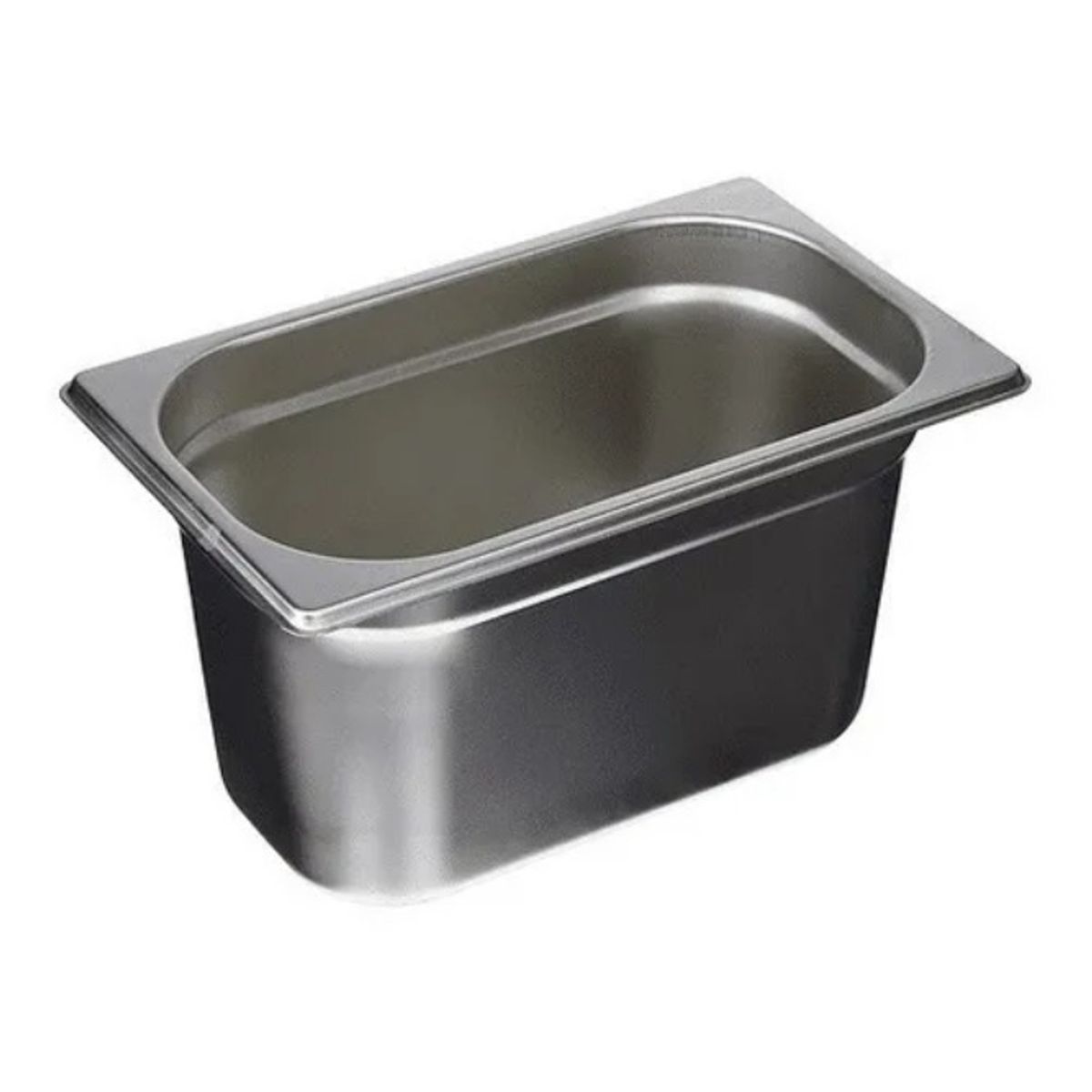GENERICO - Deposito Gastronómico Acero Inox 1/4 10 Cm Con Tapa (26x16)