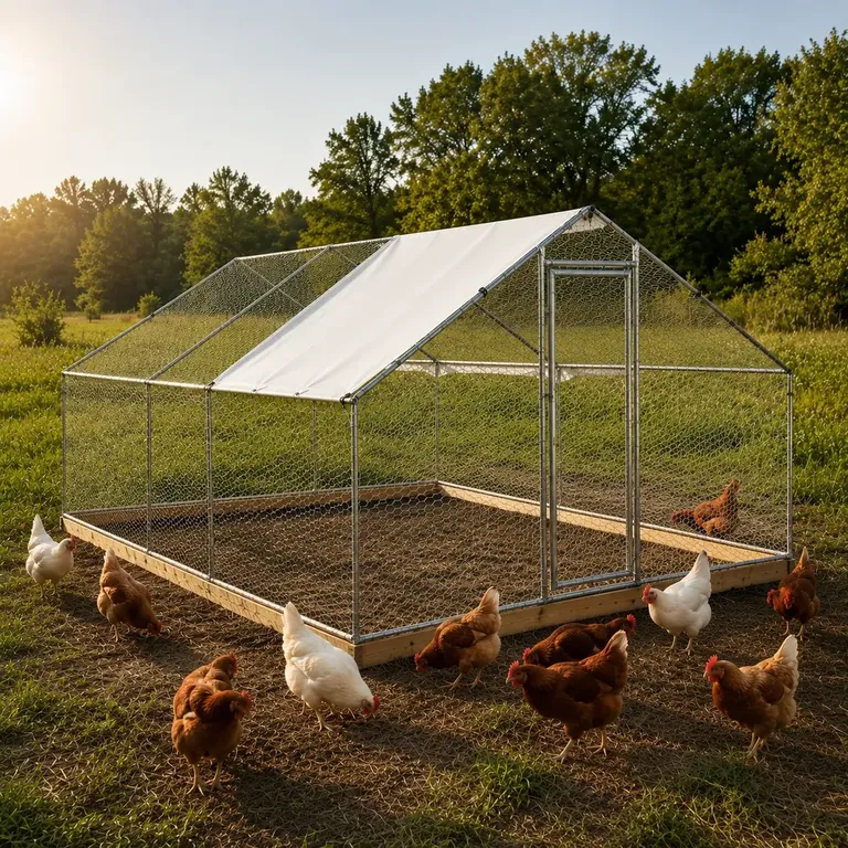 Gallinero Acero Galvanizado 4x4mt