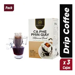 TRUNG NGUYEN - Pack x3 Drip Coffee - Vietnamese Blend -