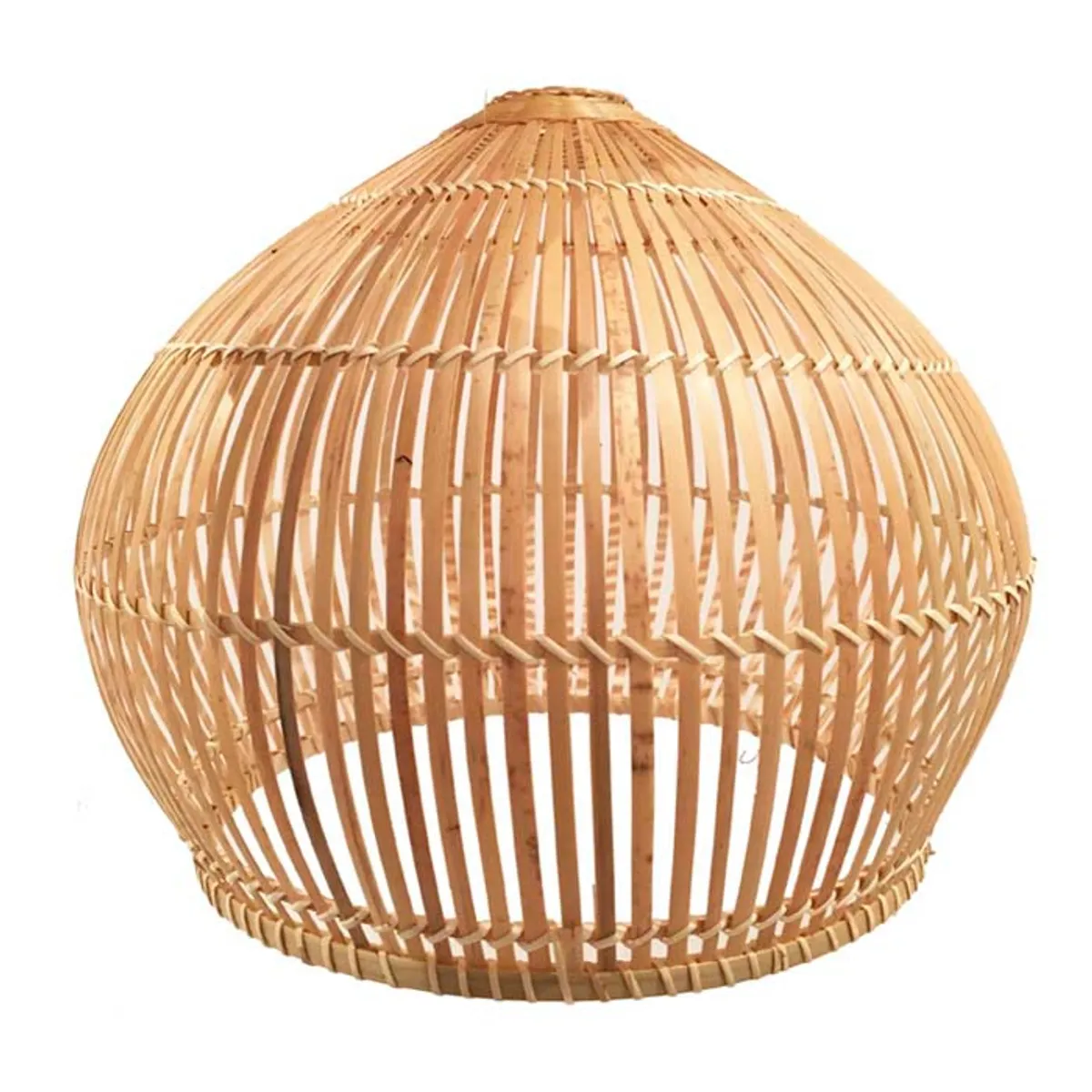 BRIC - Pantalla de Bambú Fibras Naturales Iluminación.