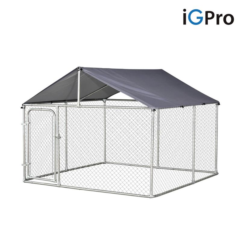IGPRO - Canil para Perros c/techo 3×3 mts IGPRO
