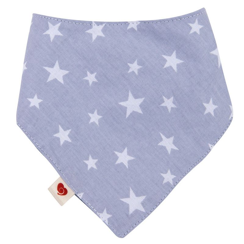 AMAMANTAS - Babero Algodón Impermeable Colección Estrella Gris Amamantas