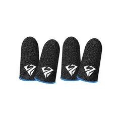 GENERICO - Pack 4 Dedales Gamer Fundas Para Dedos Juegos Pugb Cod Freefire Azul