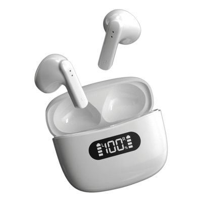 Imagen 2 del producto Audífonos Bluetooth HIFI con pantalla LED - Blanco