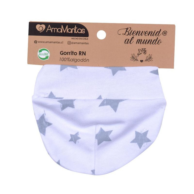 AMAMANTAS - Gorrito Algodón RN Colección Bienvenido Amamantas