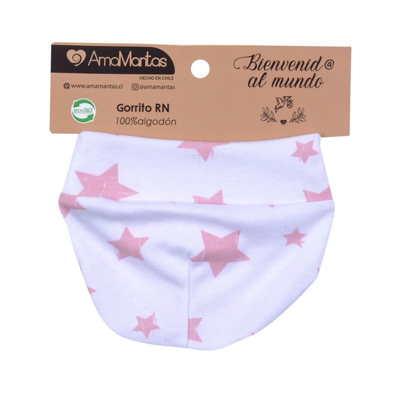 AMAMANTAS - Gorrito Algodón RN Colección Bienvenido Amamantas