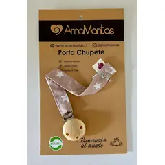 AMAMANTAS - Porta Chupete de Algodón Natural Para Niña Amamantas-