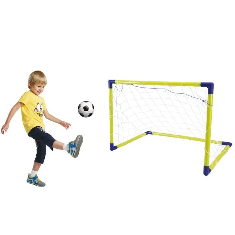 GENERICO - Set Arco Fútbol Niños Balón Bombín Juguetes