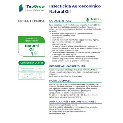 Imagen 2 del producto Insecticida Agroecológico Natural Oil