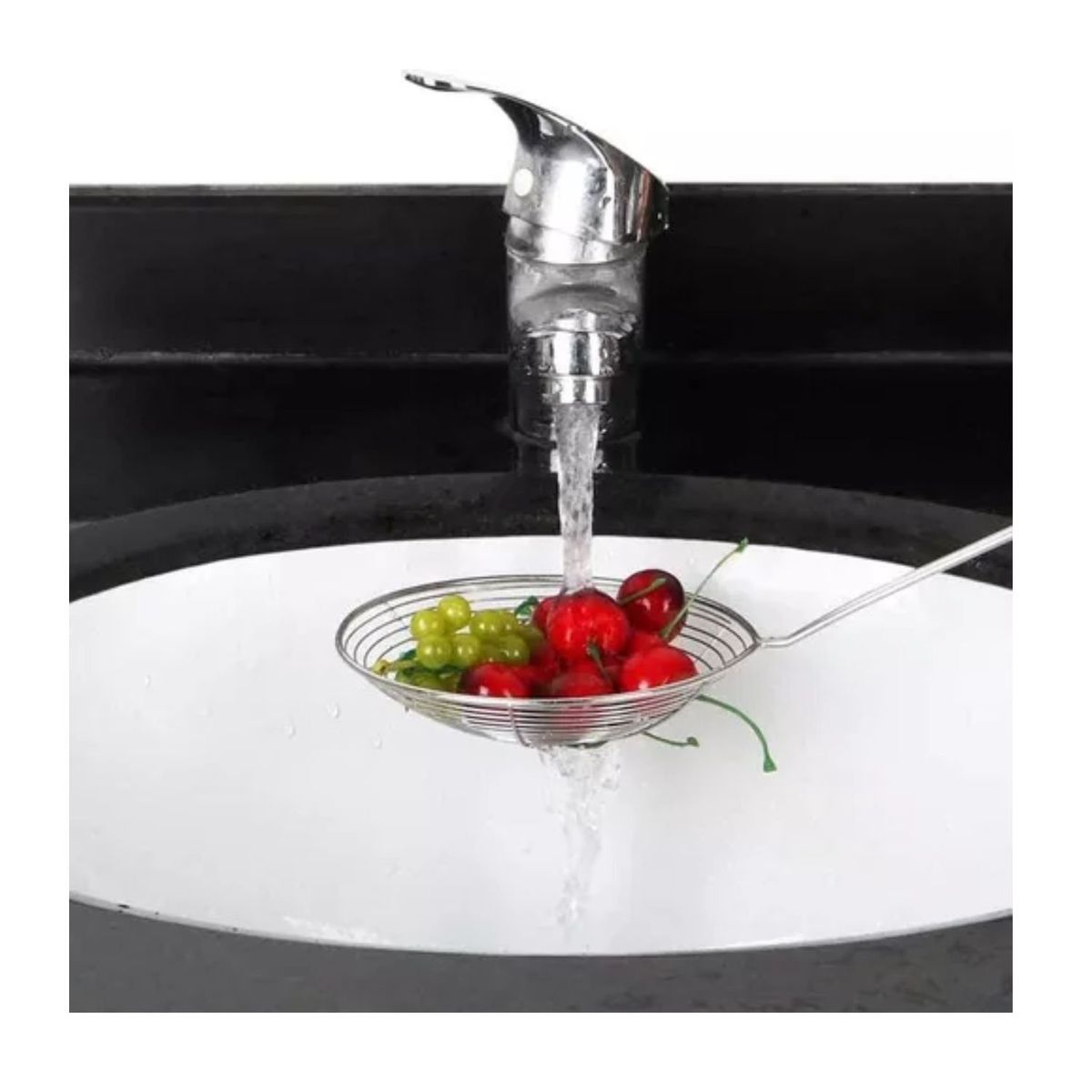 GENERICO - Colador Para Freír Multiuso Acero Inoxidable Cocina