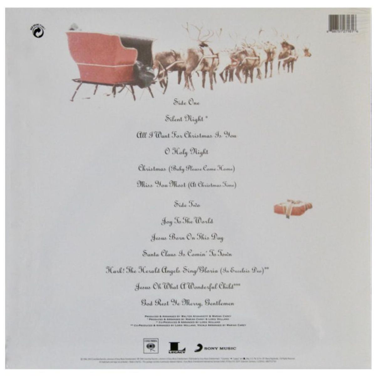 HITWAY MUSIC - MARIAH CAREY - MERRY CHRISTMAS - VINILO HITWAY MUSIC