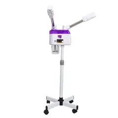 DETODOYMAS - Vaporizador facial profesional 2 en 1 caliente y frío