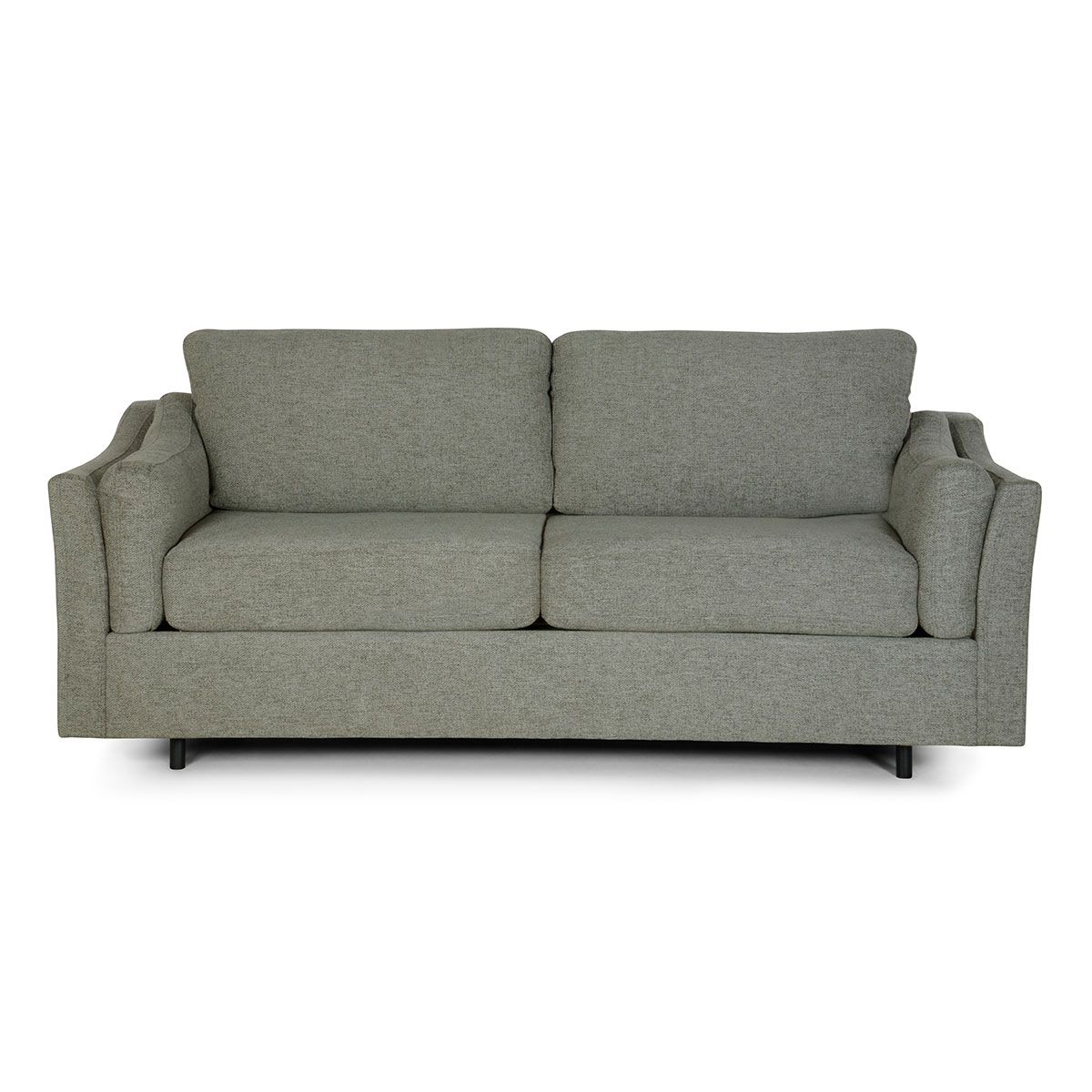 ROSEN - Sofá Cama Rosen Tyler One Fold 3 Cuerpos Tela Ceniza