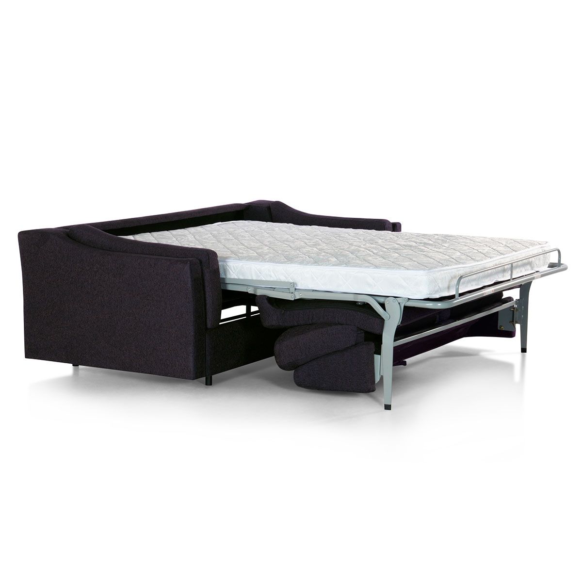 ROSEN - Sofá Cama Tyler One Fold 3 Cuerpos Tela Azul Marino