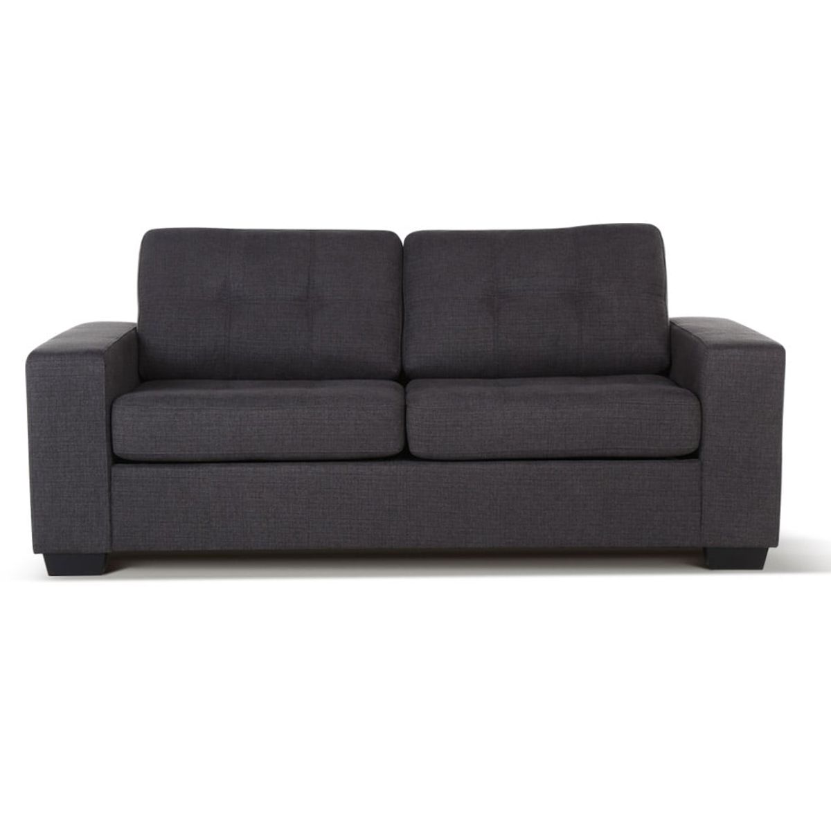 ROSEN - Sofá Cama Dream 3 Cuerpos Tela Charcoal