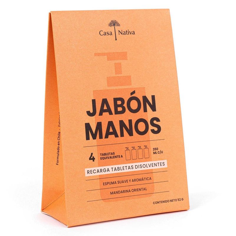 CASA NATIVA - Recargas Jabón Espuma Mandarina Oriental
