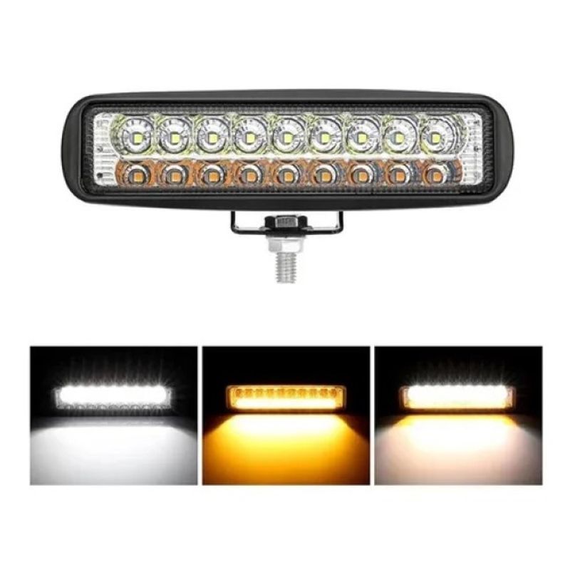 GENERICO - Barra Luces Foco Neblinero Led 20w Auto Moto 215016