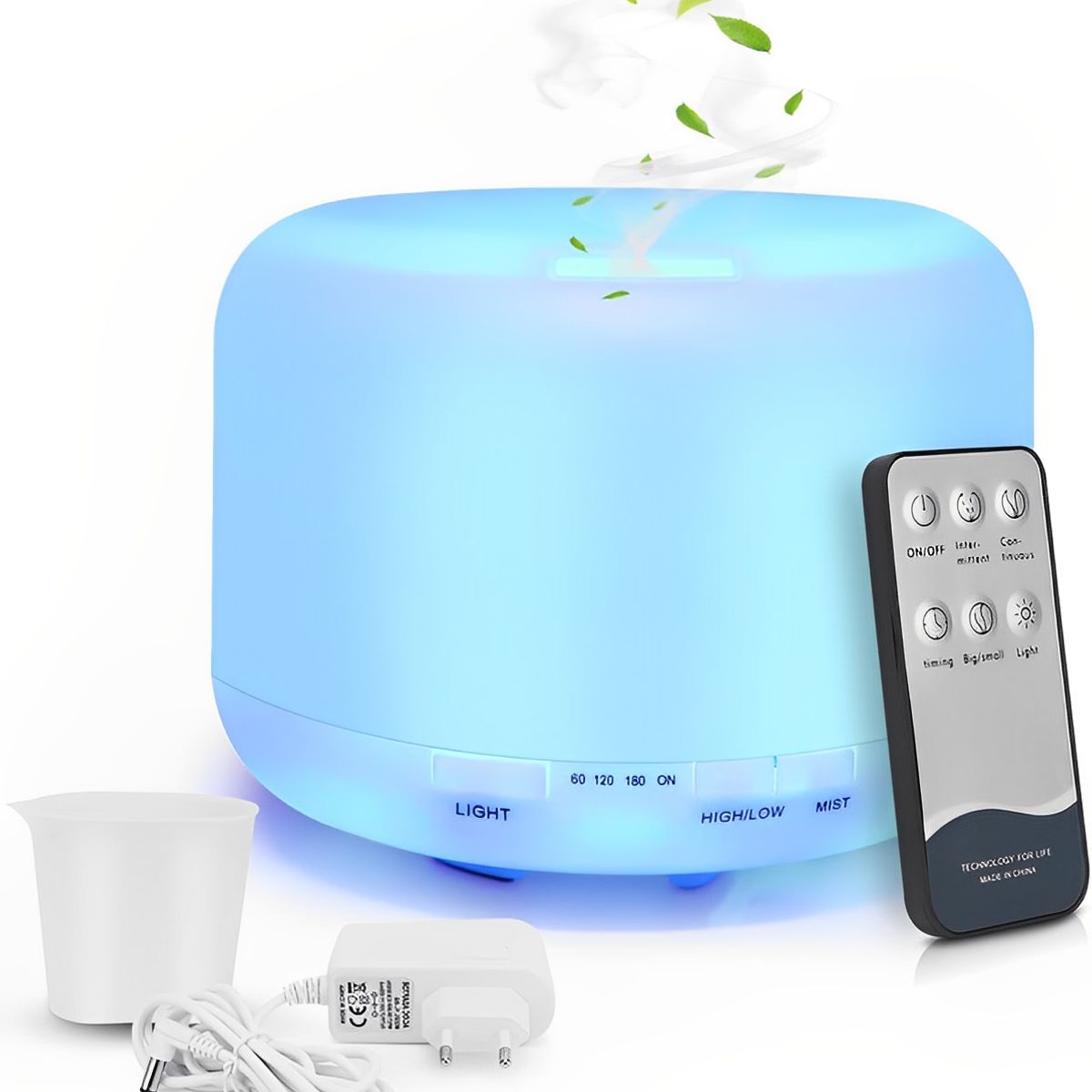 GENERICO - Humidificador Purificador De Aire Lampara Luz Led Colores