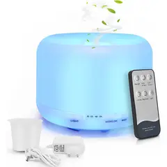GENERICO - Humidificador Purificador De Aire Lampara Luz Led Colores