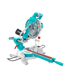 TOTAL TOOLS - Ingleteadora Telescópica 1800w 10” Industrial + Disco + 5 Acc TOTAL