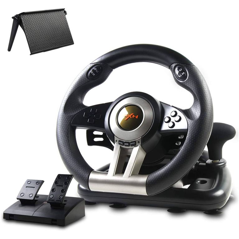 GENERICO Timon Volante Manubrio Carreras Para Pc Ps3 Ps4 Xone N Switch Android