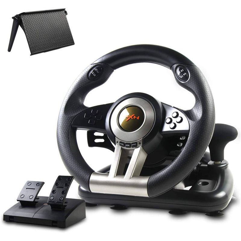GENERICO - Timon Volante Manubrio Carreras Para Pc Ps3 Ps4 Xone N Switch Android