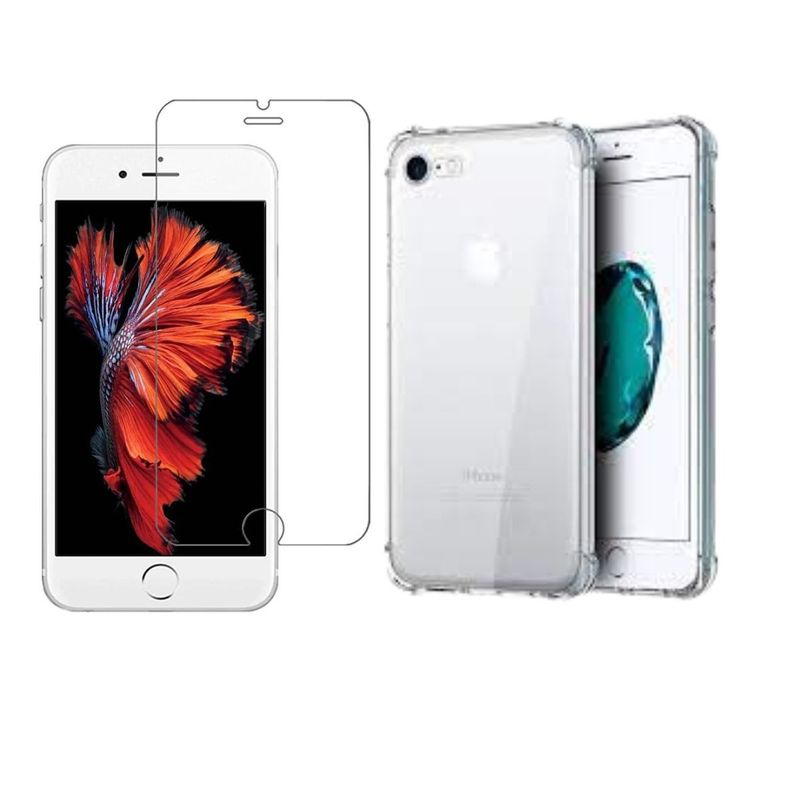 GENERICO - Lámina protectora  Carcasa para iPhone 8 Transparente