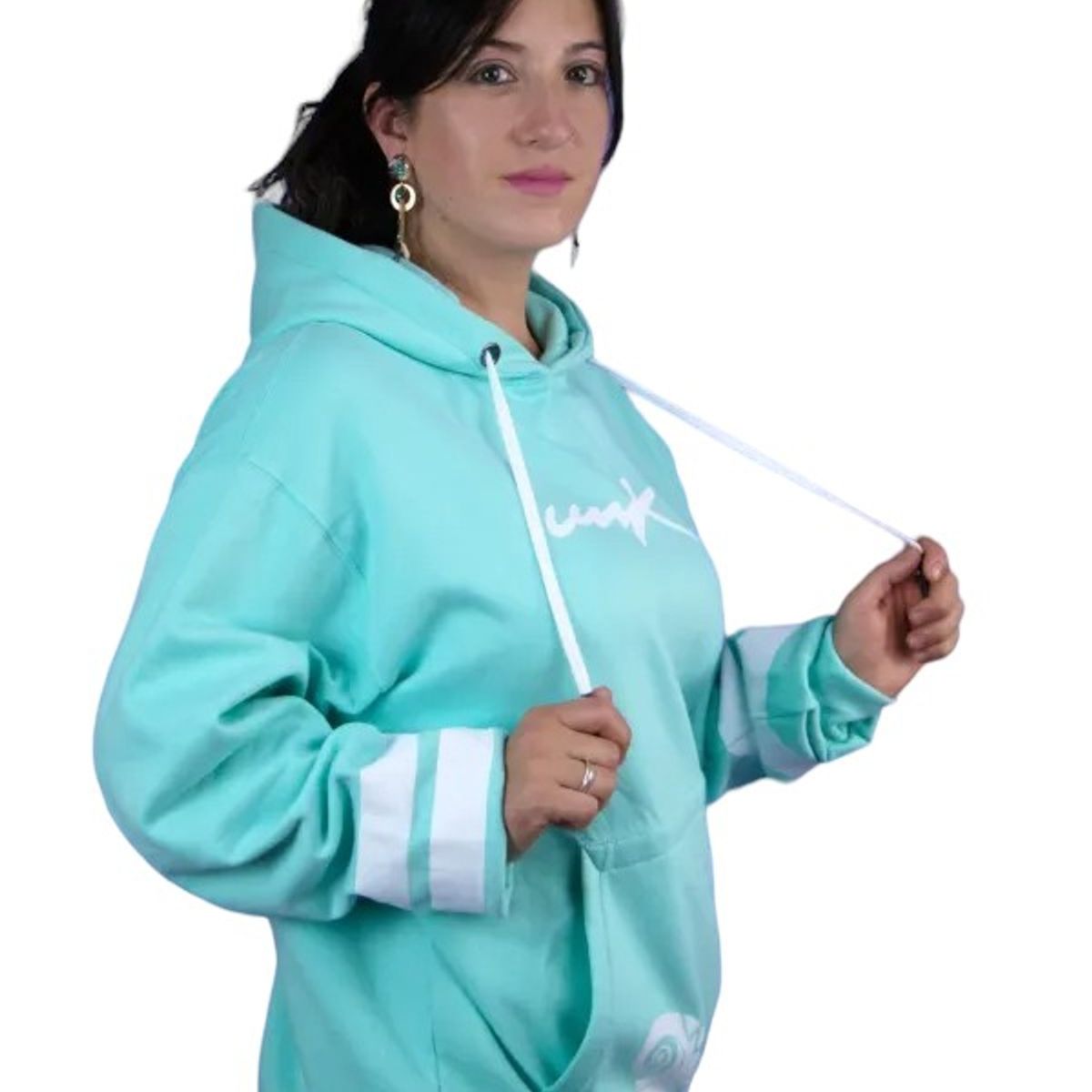 UNK - POLERÓN UNISEX HOODIE UNK SMILE MINT