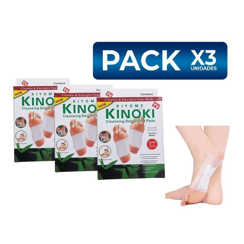 GENERICO - X30 Parches Detox Desintoxicantes Para Pies Cuidado Corporal Kinoki