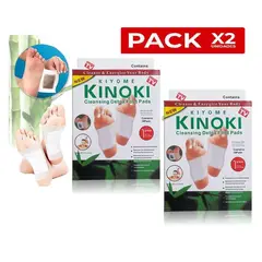 GENERICO - X20 Parches Detox Desintoxicantes Para Pies Cuidado Corporal Kinoki