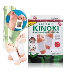GENERICO - X10 Parches Detox Desintoxicantes Para Pies Cuidado Corporal Kinoki