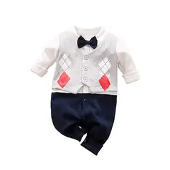 ANGO - Enterito Gentleman Gris ROMBOS
