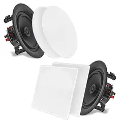 PYLE - Parlantes de Cielo empotrables 8 Pulgadas de 250 watts
