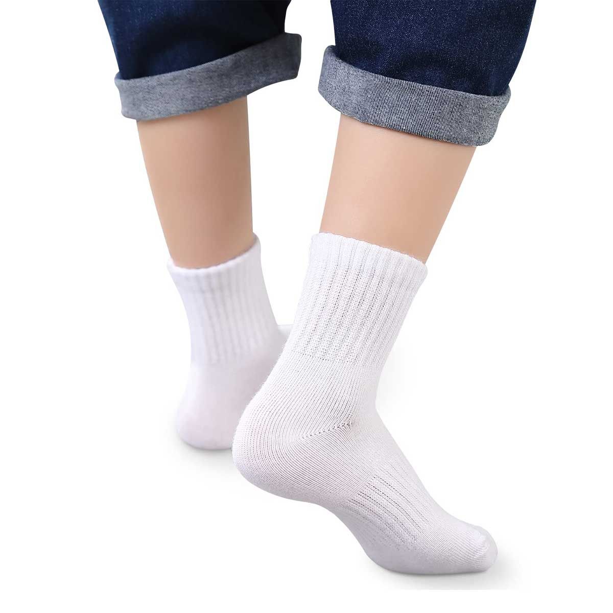 EVERSO - 12 Pares Calcetines Deportivas Para Niño O Niña
